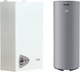 Миниатюра изображения товара Комплект газового котла с бойлером Ferroli Vitabel HF 40 + Ferroli Ecounit N 150-1C (GRYZ980A) (дымоход в подарок)