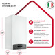 Миниатюра изображения товара Комплект газового котла с бойлером Ariston Clas XC System 32 FF NG (3301681) + Bost Heat 150л (дымоход в подарок)
