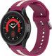Миниатюра изображения товара Ремешок для умных часов Rumi Sport Line для Samsung Galaxy 4/5/6/7/FE (20мм, вишневый/бежевый)