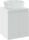 Миниатюра изображения товара Тумба под умывальник Runo Соренто 50 / Тренто 50 горизонталь (подвесная, белый)