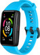 Миниатюра изображения товара Ремешок для фитнес-трекера Rumi Для Honor Band 6/Band 7/Huawei Band 6 (голубой)