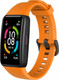Миниатюра изображения товара Ремешок для фитнес-трекера Rumi Для Honor Band 6/Band 7/Huawei Band 6 (оранжевый)
