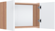 Миниатюра изображения товара Шкаф для ванной Runo Соренто 60x30 / Тренто 60x30 вертикаль (крафтовый дуб/белый)