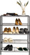 Миниатюра изображения товара Полка для обуви Solmax&Home ЛДСП ОБ16 / IS99506 (бетон/черный)