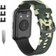 Миниатюра изображения товара Ремешок для умных часов Rumi Для Huawei Watch Fit/Watch Fit Elegant (зеленый камуфляж)