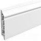Миниатюра изображения товара Плинтус Ideal Дюра фигурный 001 100мм (2.2м, белый)