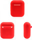Миниатюра изображения товара Чехол для наушников Rumi Силиконовый для Apple AirPods/AirPods 2 (красный)