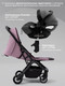 Миниатюра изображения товара Детская прогулочная коляска Sweet Baby SBL Aura Basic (розовый)