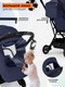 Миниатюра изображения товара Детская прогулочная коляска Sweet Baby SBL Aura Plus Basic (темно-синий)