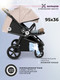 Миниатюра изображения товара Детская прогулочная коляска Sweet Baby Contente Plus Basic (бежевый)