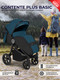 Миниатюра изображения товара Детская прогулочная коляска Sweet Baby Contente Plus Basic (темно-зеленый)