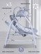 Миниатюра изображения товара Качели для новорожденных Sweet Baby Pure Pinguino Grigio 2в1