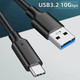 Миниатюра изображения товара Кабель Rumi USB Type-C-USB Type-A PD 60W USB 3.2 (0.3м)