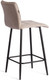 Миниатюра изображения товара Стул барный Tetchair Bari полубарный (велюр/бежевый)