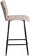 Миниатюра изображения товара Стул барный Tetchair Bari полубарный (велюр/бежевый)