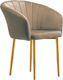 Миниатюра изображения товара Стул Памир Версаль F08 (бежевый/золотая опора)