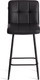 Миниатюра изображения товара Стул барный Tetchair Medeo полубарный (экокожа/черный)
