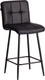 Миниатюра изображения товара Стул барный Tetchair Medeo полубарный (экокожа/черный)