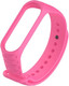 Миниатюра изображения товара Ремешок для фитнес-трекера Rumi Силиконовый для Xiaomi Mi Band 3/Mi Band 4 (розовый)