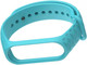Миниатюра изображения товара Ремешок для фитнес-трекера Rumi Силиконовый для Xiaomi Mi Band 3/Mi Band 4 (бирюзовый)