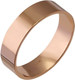 Миниатюра изображения товара Кольцо обручальное из розового золота Кристалл CC64100226773 (р.18)