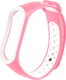 Миниатюра изображения товара Ремешок для фитнес-трекера Rumi N-style для Xiaomi Mi Band 3/Mi Band 4 (розовый/белый)