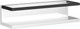 Миниатюра изображения товара Полка для ванной Lauter Lea с рейлингом (белый глянец)