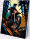 Миниатюра изображения товара Картина по номерам Флюид Мотокросс 40x50 / MB0006