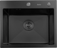Миниатюра изображения товара Мойка кухонная Astir Decor PVD Black 50x44B (с сифоном, дозатором и коландером)