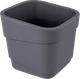 Миниатюра изображения товара Кашпо Полимербыт Hills 4397605 (серый)