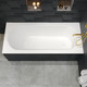 Миниатюра изображения товара Ванна из искусственного камня Whitecross Gin 180x80 / 0217.180080.200 (белый матовый)