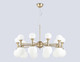 Миниатюра изображения товара Люстра Ambrella LH51051/20 GD/FR (золото/белый матовый)