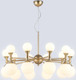 Миниатюра изображения товара Люстра Ambrella LH51051/20 GD/FR (золото/белый матовый)
