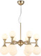 Миниатюра изображения товара Люстра Ambrella LH51050/12 GD/FR (золото/белый матовый)