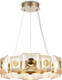Миниатюра изображения товара Люстра Ambrella LH31021 BS/TI (латунь/янтарь)