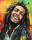 Миниатюра изображения товара Картина по номерам Молли Боб Марли 40x50 / HR0328