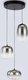Миниатюра изображения товара Люстра Ambrella LH11099/3 BK/SM (черный/дымчатый)