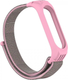 Миниатюра изображения товара Ремешок для фитнес-трекера Rumi Нейлоновый для Xiaomi Mi Band 6/5 (розовый/синий)