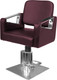 Миниатюра изображения товара Кресло парикмахерское Элеганс МД-201 (бордовый №123)