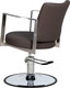 Миниатюра изображения товара Кресло парикмахерское Элеганс Хилтон (коричневый №125)