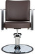 Миниатюра изображения товара Кресло парикмахерское Элеганс Хилтон (коричневый №125)