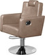 Миниатюра изображения товара Кресло парикмахерское Элеганс МД-166 (темно-бежевый №104)