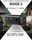 Миниатюра изображения товара Портативная зарядная станция EcoFlow River 3