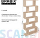 Миниатюра изображения товара Стеллаж Brabix SH-008 / 641898 (дуб сонома)