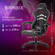 Миниатюра изображения товара Кресло геймерское Brabix GM-123 / 533191 (черный/белый)