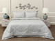Миниатюра изображения товара Комплект постельного белья с одеялом Sofi de Marko Федерико 7Е / Кт-Фд-7Е-сер (серый)