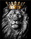 Миниатюра изображения товара Картина по номерам Флюид Царь зверей 40x50 / BHR0592