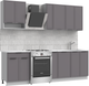 Миниатюра изображения товара Кухонный гарнитур Arvento Флок-плюс 1.8м (графит)