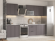 Миниатюра изображения товара Кухонный гарнитур Arvento Флок-плюс 2.2м (графит)