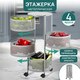 Миниатюра изображения товара Этажерка El Casa 260037 (серый)